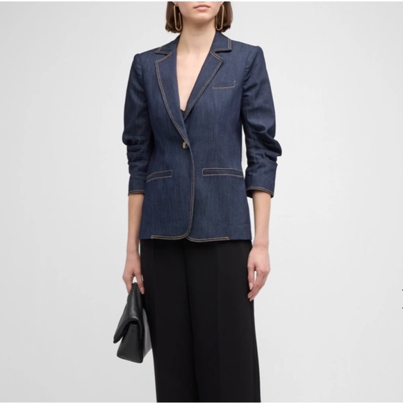 Cinq á Sept 5a7 Khloe Denim Blazer - Picture 3 of 8